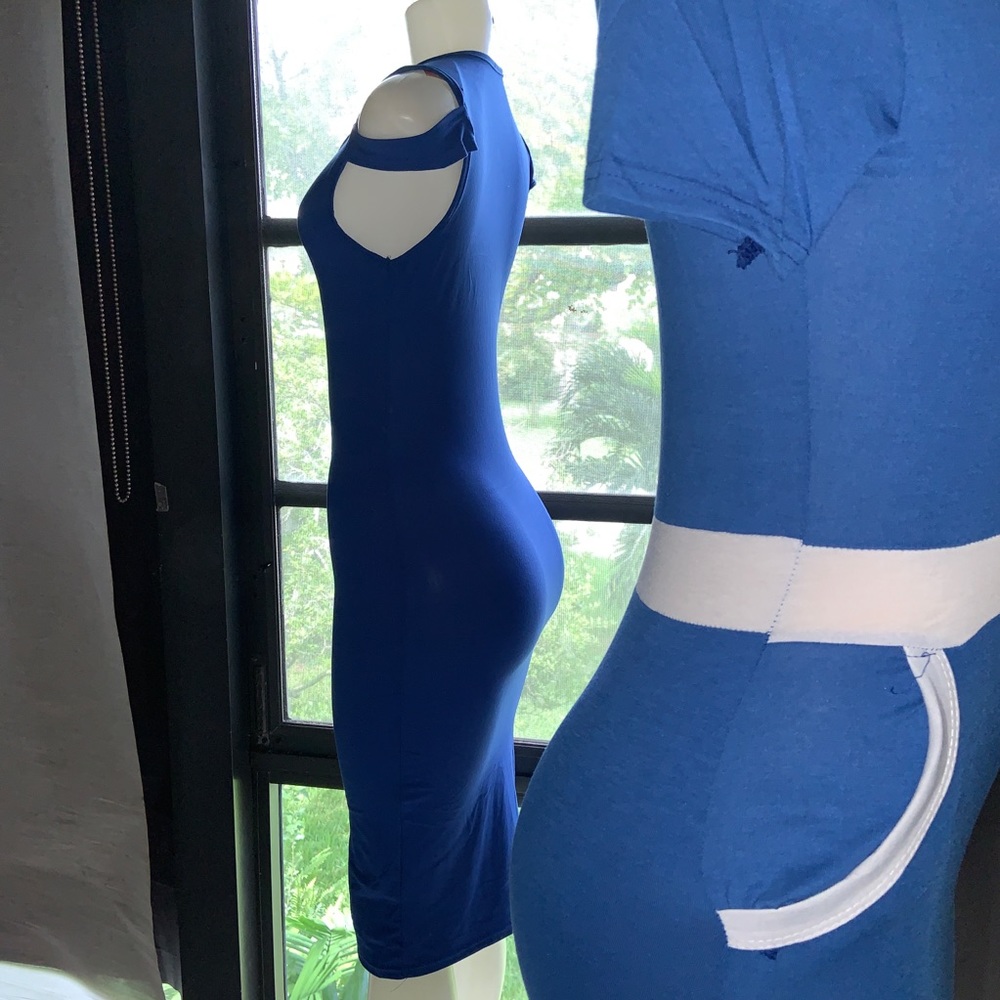 womanfashion Sexy Cold shoulder dress - Picture 3 of 7